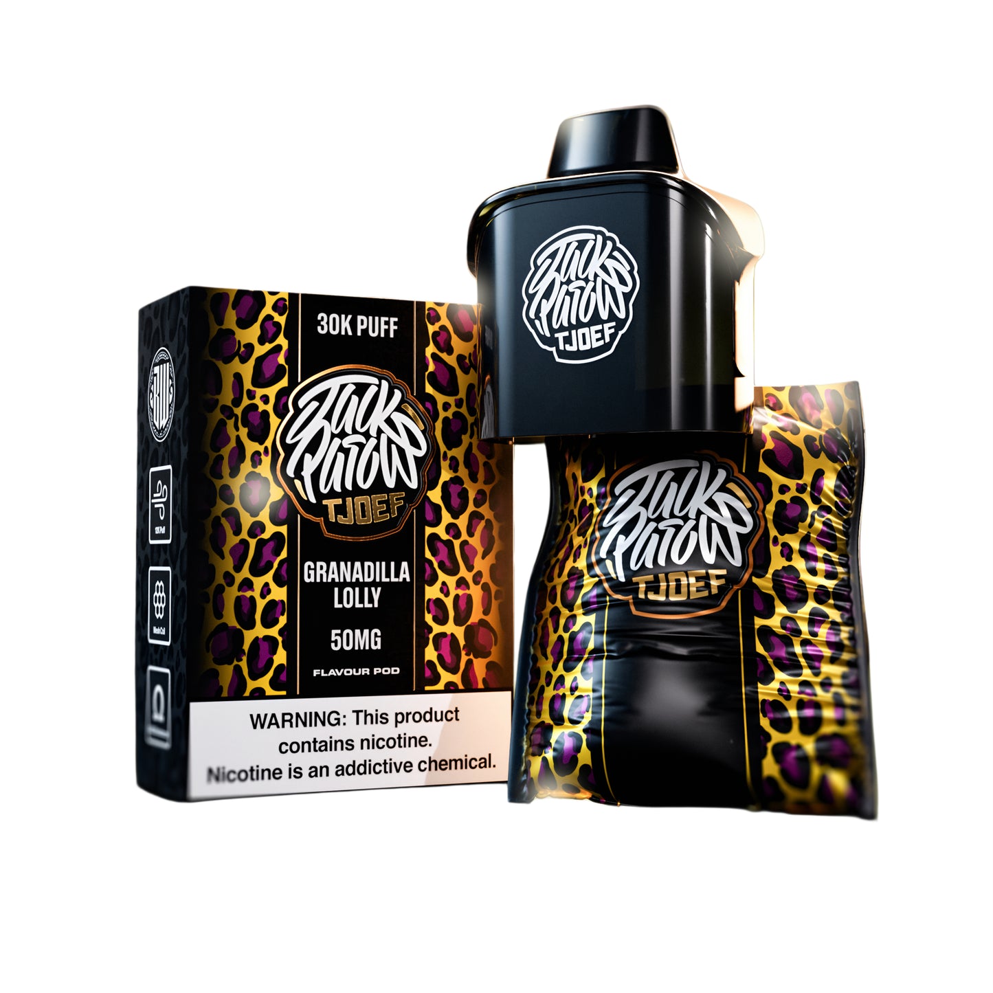 JP Tjoef Pod System – 30k Puff Pod only - 50mg