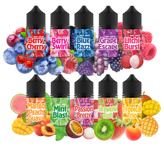 Just Juice – Salt/MTL Shorfill Flavour Shots 30ml