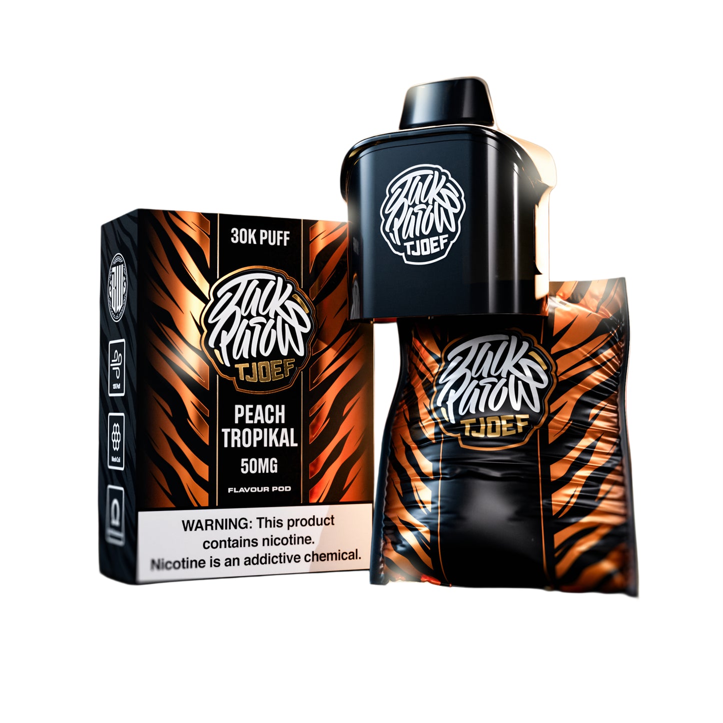 JP Tjoef Pod System – 30k Puff Pod only - 50mg