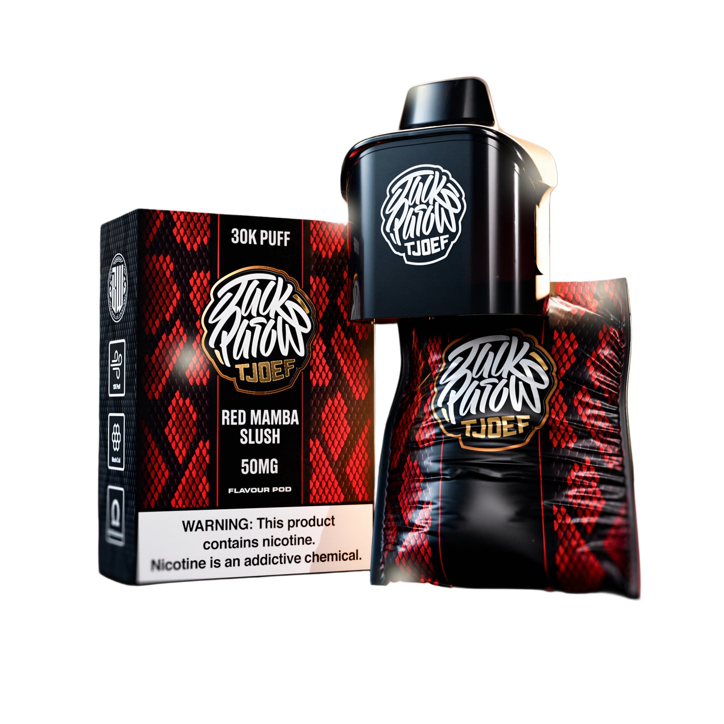 JP Tjoef Pod System – 30k Puff Pod only - 50mg