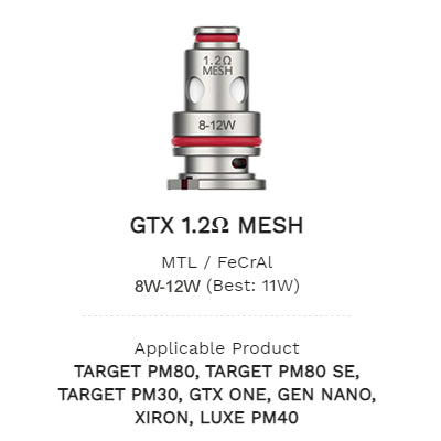 Vaporesso GTX Replacement Coils